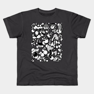 Enchanted Mushrooms - Inktober 2019 Kids T-Shirt